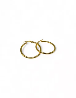 Online Aro tubo 2x29mm plata 925 chapada oro Aros De Plata