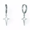New Aros colgante cruz plata 925 Pendientes De Plata