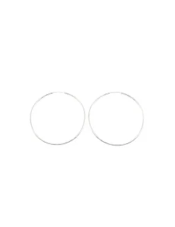 Shop Aros plata de Ley - 60 x 2mm Aros De Plata