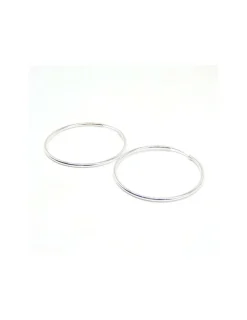 Online Aros plata de Ley - 50 x 2mm Aros De Plata