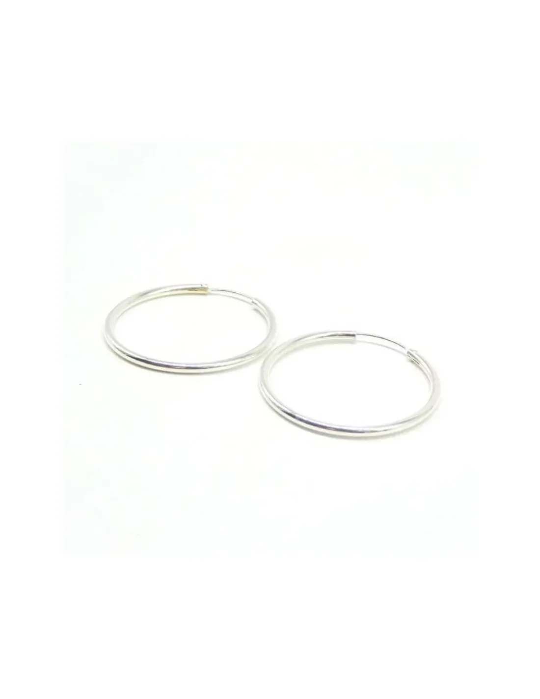 Clearance Aros plata de Ley 35 x 2mm Aros De Plata