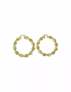Store Aros retorcidos oro 18k Aros De Oro|Pendientes De Oro