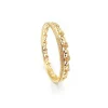 Hot Caña estilo princesa con circonitas oro 18k - 21 cm Cañas|Pulseras De Plata