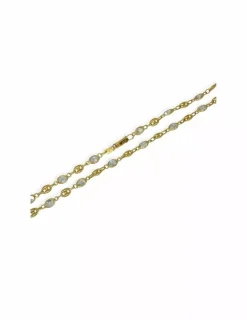 Online Cadena calabrote y circonitas oro 18k - 48cm Gargantillas De Oro