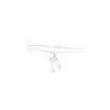 Outlet Cadena con colgante liso nota musical corchea plata - 40cm Gargantillas De Plata