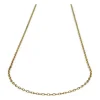 Best Cadena eslabón forzada oro 18k - 55x0.1cm Cadenas De Oro