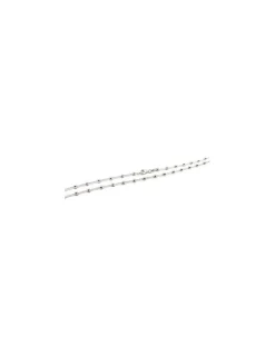 Best Sale Cadena forzada bolas - 45 cm - 3 mm Gargantillas De Plata