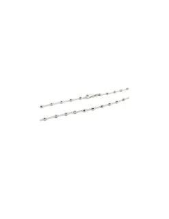 Best Sale Cadena forzada bolas - 45 cm - 3 mm Gargantillas De Plata