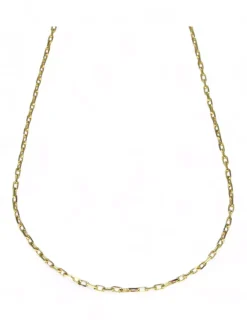 New Cadena forzada fla oro 18K - 44cm Cadenas De Oro