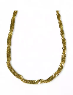 Cheap Cadena modelo singapur oro 18k - 49x0.3 cm Cadenas De Oro