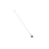 Online Cadena Plata 925 rodio con colgante redondo perla cultivada gris Gargantillas De Plata