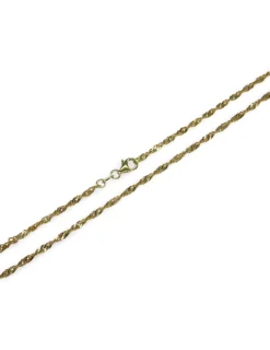 Best Cadena Singapur oro 18k - 60x0.2cm Cadenas De Oro