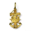 Best Sale Colgante ancla marinera Virgen del Carmen oro 18k Medalla De La Virgen|Colgante Con La Virgen