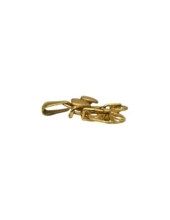 Shop Colgante bicicleta con corazones oro 18k Colgante De Corazones