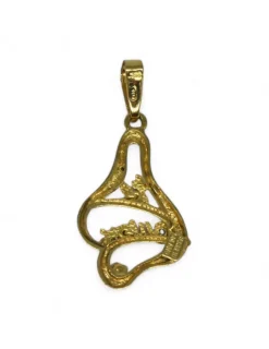 Clearance Colgante calado te quiero circonita oro 18k Colgante De Corazones