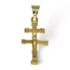New Colgante cruz Caravaca oro 18k - 3cm Cruz Caravaca