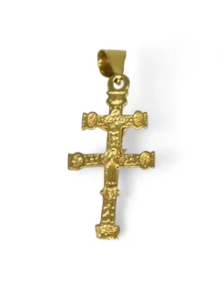 New Colgante cruz Caravaca oro 18k - 3cm Cruz Caravaca