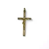 Sale Colgante cruz con cristo redonda oro 18k Crucifijo