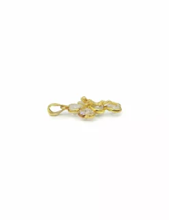 Store Colgante Cruz cristal con Cristo Oro 18k Medalla De Cristo|Colgante De Cristo