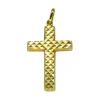 Clearance Colgante cruz labrada oro 18k Crucifijo