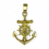 Shop Colgante cruz marinera con cristo oro 18k Cruces Especiales|Crucifijo