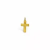 Shop Colgante cruz satinada labrada hueca oro 18k Medalla De Cristo|Colgante De Cristo
