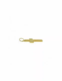 Shop Colgante cruz satinada labrada hueca oro 18k Medalla De Cristo|Colgante De Cristo