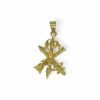 Shop Colgante emblema de la legión con Cristo oro 18k Cruces Especiales