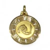 New Colgante horóscopo Acuario oro 18k - 2cm Colgante De Horóscopo