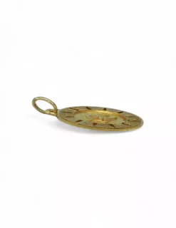 New Colgante horóscopo Acuario oro 18k - 2cm Colgante De Horóscopo