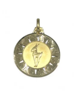 Flash Sale Colgante horóscopo Capricornio oro 18k Colgante De Horóscopo