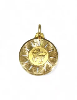Outlet Colgante horóscopo Sagitario oro 18k - 1,6cm - 1,6gr Colgante De Horóscopo