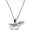 Online Colgante Isla Tenerife Plata 925 en relieve Gargantillas De Plata