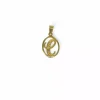 Outlet Colgante letra C oro 18k Colgante Con Iniciales