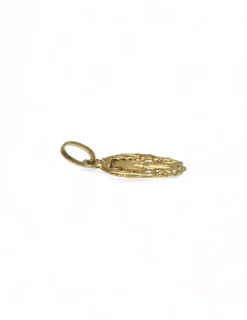Store Colgante medalla Virgen del Pilar con orla oro 18k Medalla De La Virgen|Colgante Con La Virgen