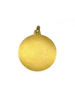 New Colgante medalla Virgen niña labrado espiga oro18k - 2.30cm Medalla De La Virgen