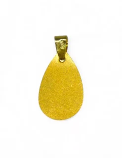 Shop Colgante medalla Virgen niña forma de gota oro 18k Medalla De La Virgen|Colgante Con La Virgen