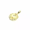 Clearance Colgante pareja circonita central 18k Colgante De Corazones
