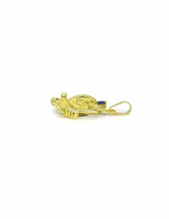 Best Sale Colgante pareja de enamorados en oro de 18k Colgante De Corazones