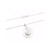 Discount Colgante plata redondo con bola y cadena eslabones valentino - 40 cm Gargantillas De Plata
