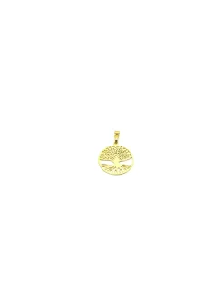 Fashion Colgante árbol de la vida oro 18k - 1,6 cm Colgante De Árbol De La Vida