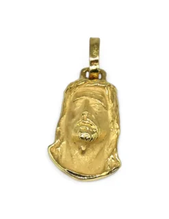 Fashion Colgante rostro de Cristo oro 18k Medalla De Cristo|Colgante De Cristo