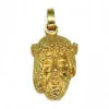 Discount Colgante Rostro de Cristo oro 18k - 3,3cm Medalla De Cristo|Colgante De Cristo