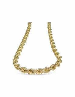 Store Cordón salomónico c. seguridad oro 18k - 51x0.7cm Cordones De Oro