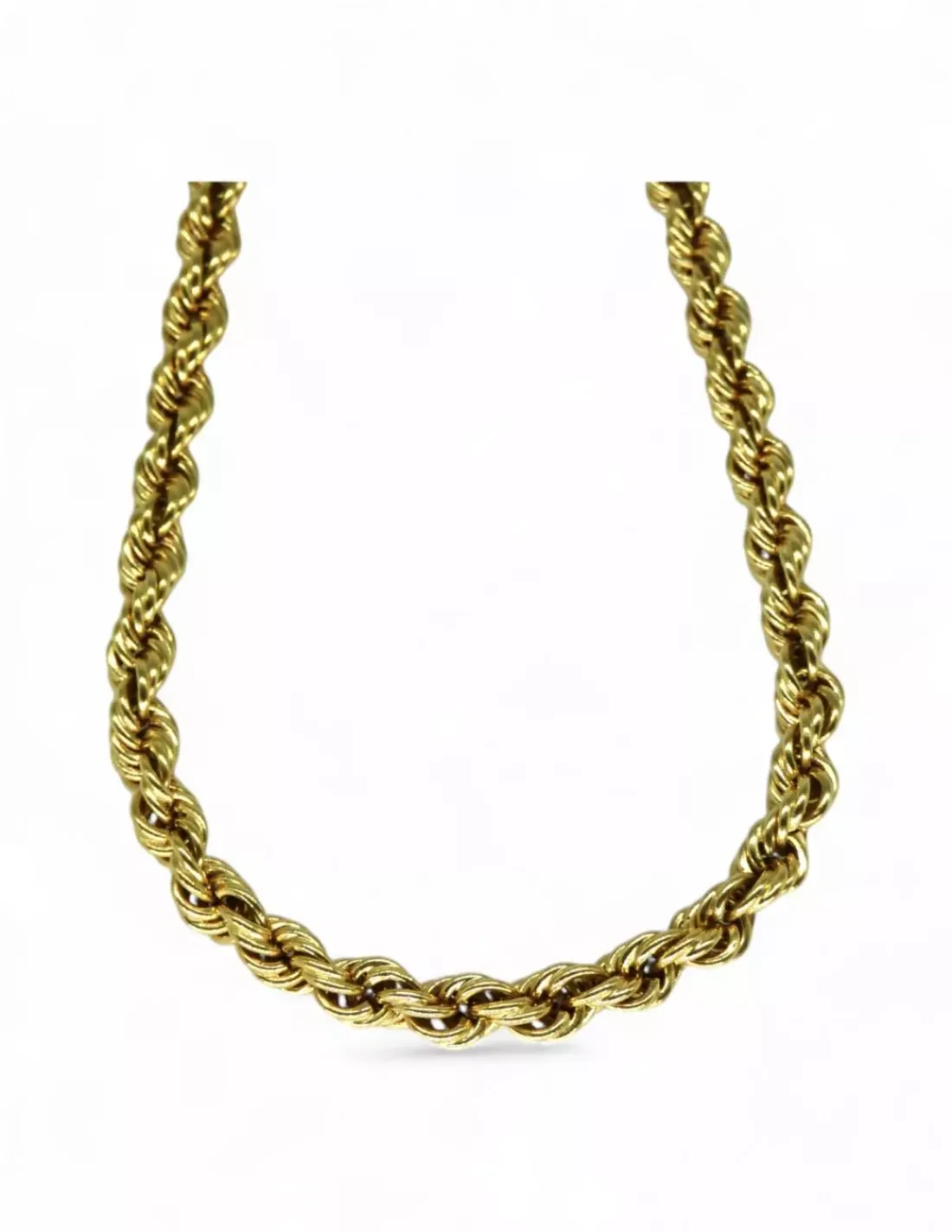 Discount Cordón salomónico oro 18k - 60cm Cordones De Oro|Cadenas De Oro