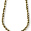 Shop Cordón salomónico oro 18k - 40x0.3cm Cordones De Oro|Cadenas De Oro