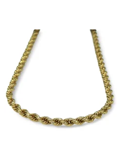 Shop Cordón salomónico oro 18k - 40x0.3cm Cordones De Oro|Cadenas De Oro