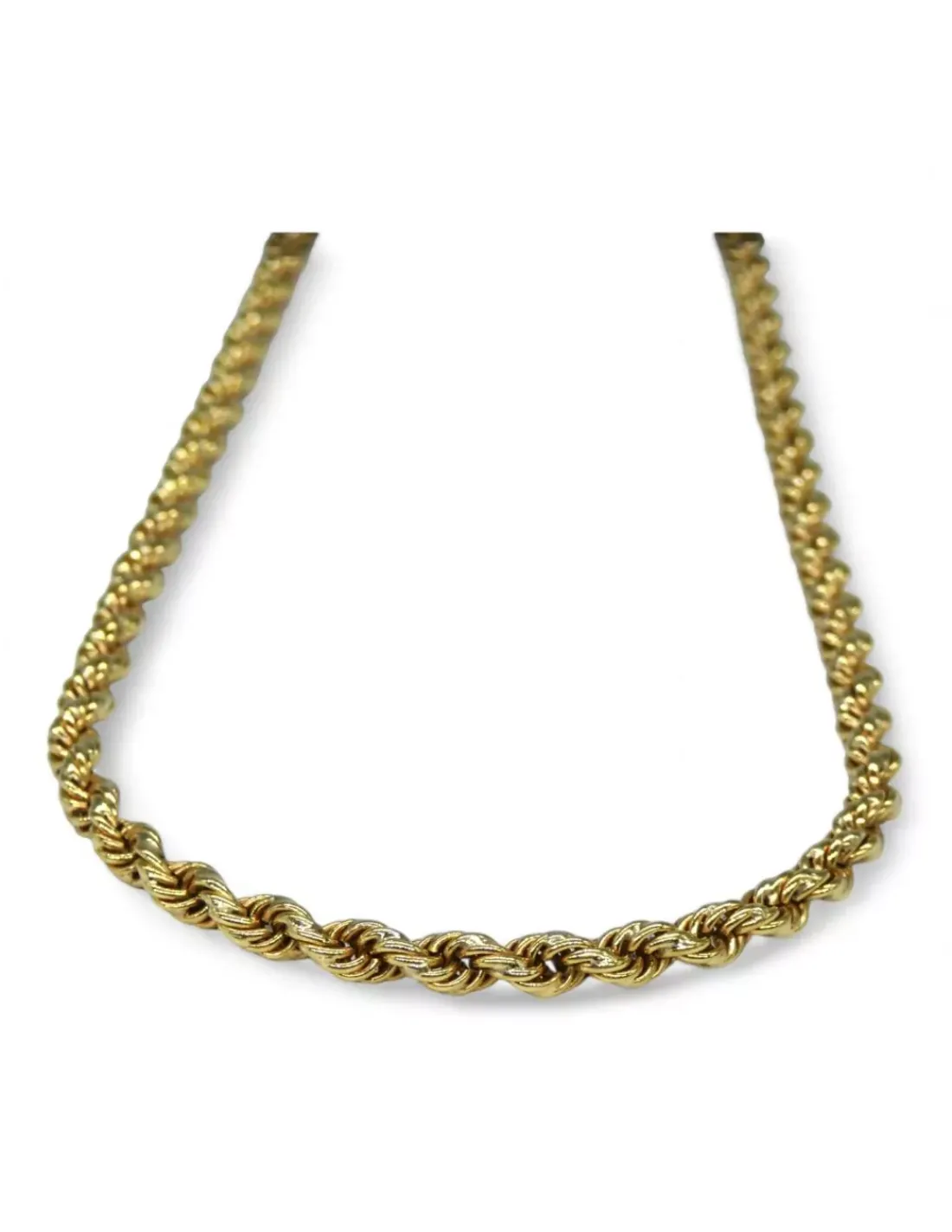 Shop Cordón salomónico oro 18k - 40x0.3cm Cordones De Oro|Cadenas De Oro