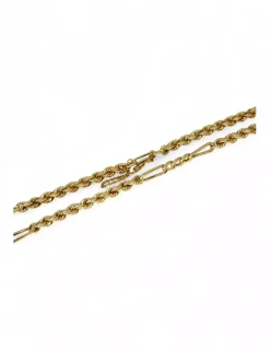 Sale Cordón 3x1 oro 18k - 60x0.5cm Cordones De Oro|Cadenas De Oro