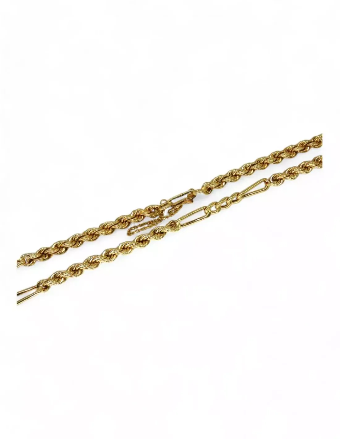 Sale Cordón 3x1 oro 18k - 60x0.5cm Cordones De Oro|Cadenas De Oro